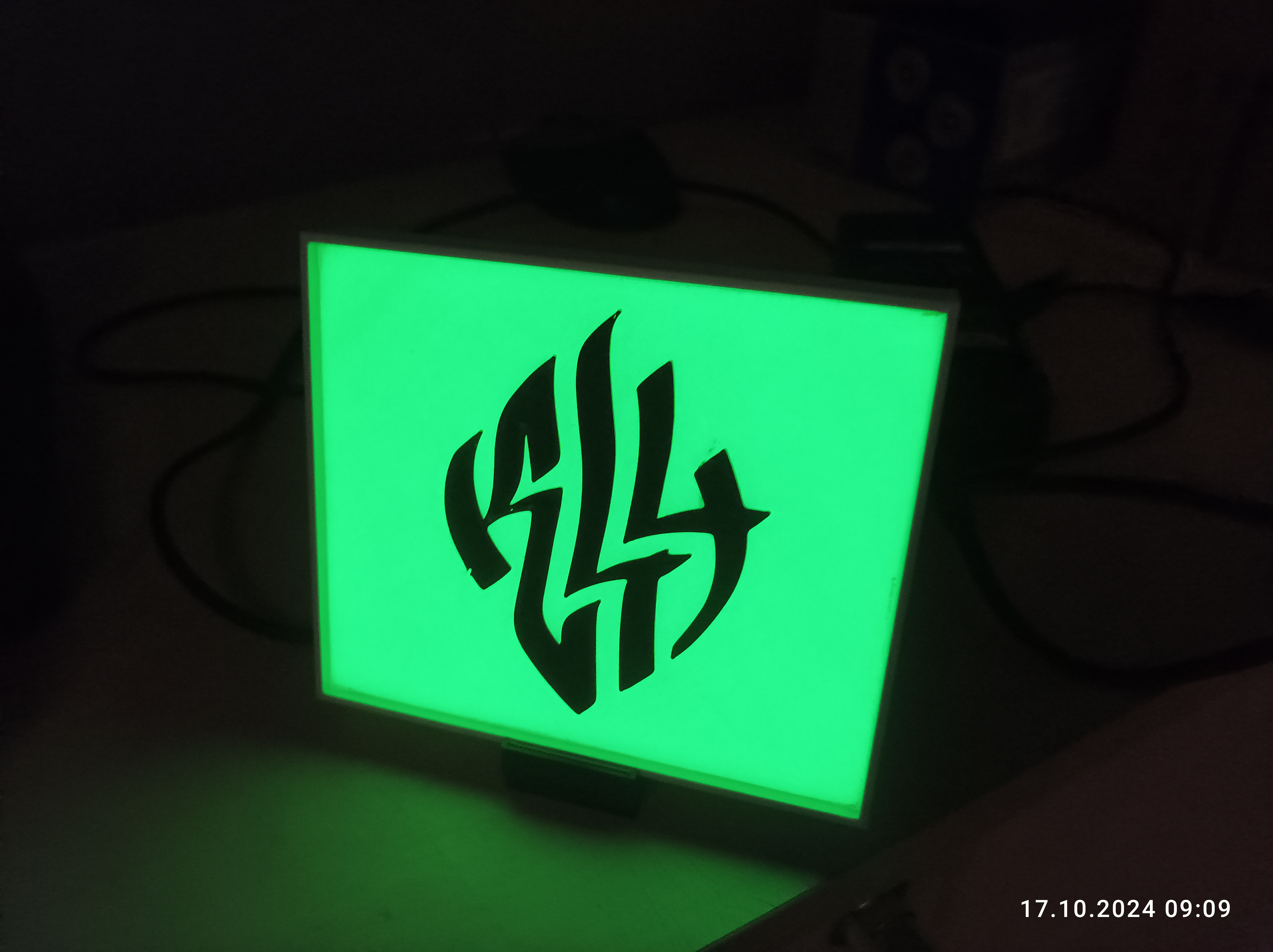 Music band KALIBER44 led logo