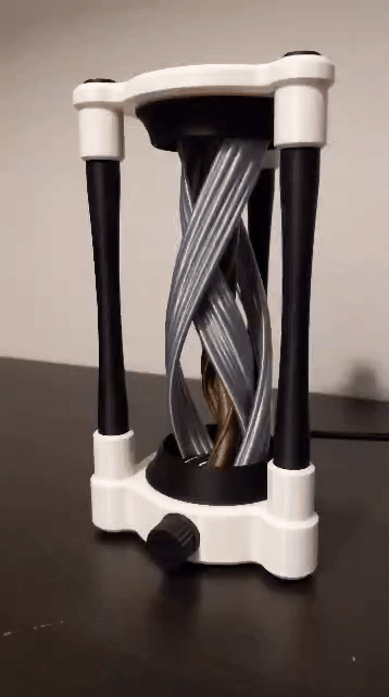 Motorized portal illusion