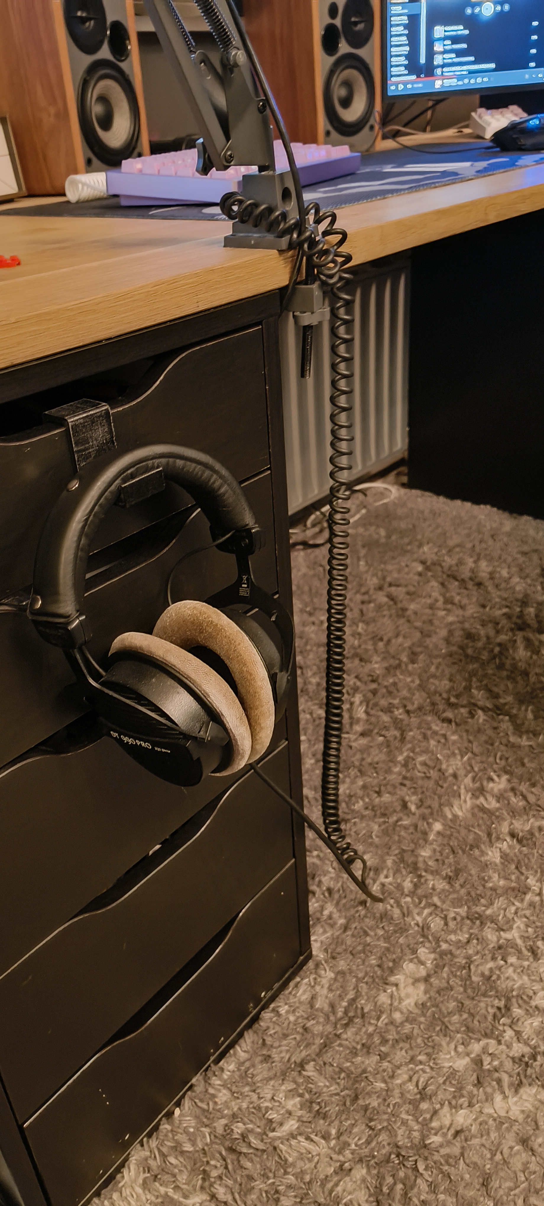 Ikea Alex Headphone Hanger by Naim V Download free STL model