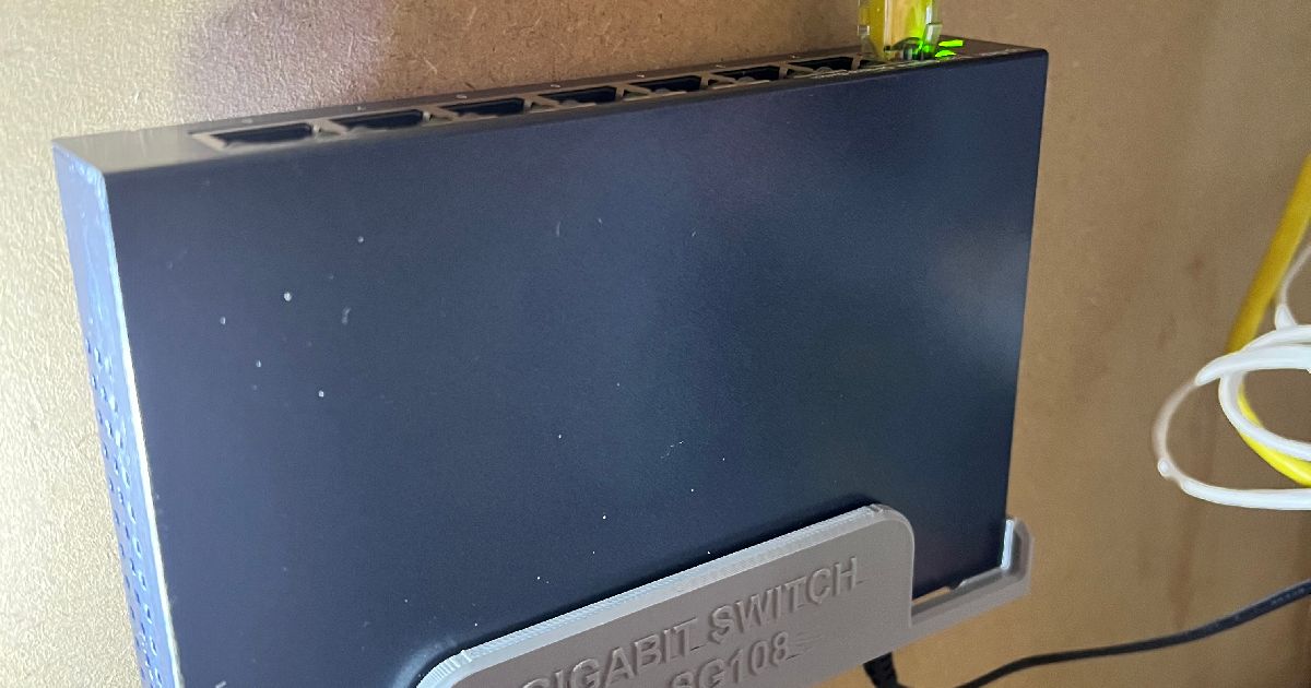 TP LINK SG108 Gigabit Switch Wall Mount by Peter Martin Download free