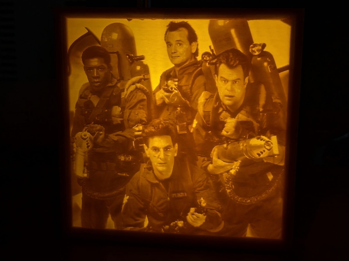 Halloween Movies Lithophane Box