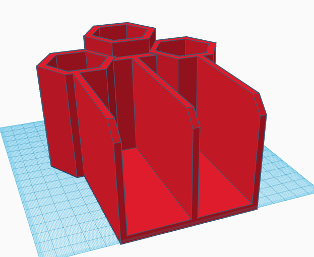 Hexagonal Pen & More Holder v1