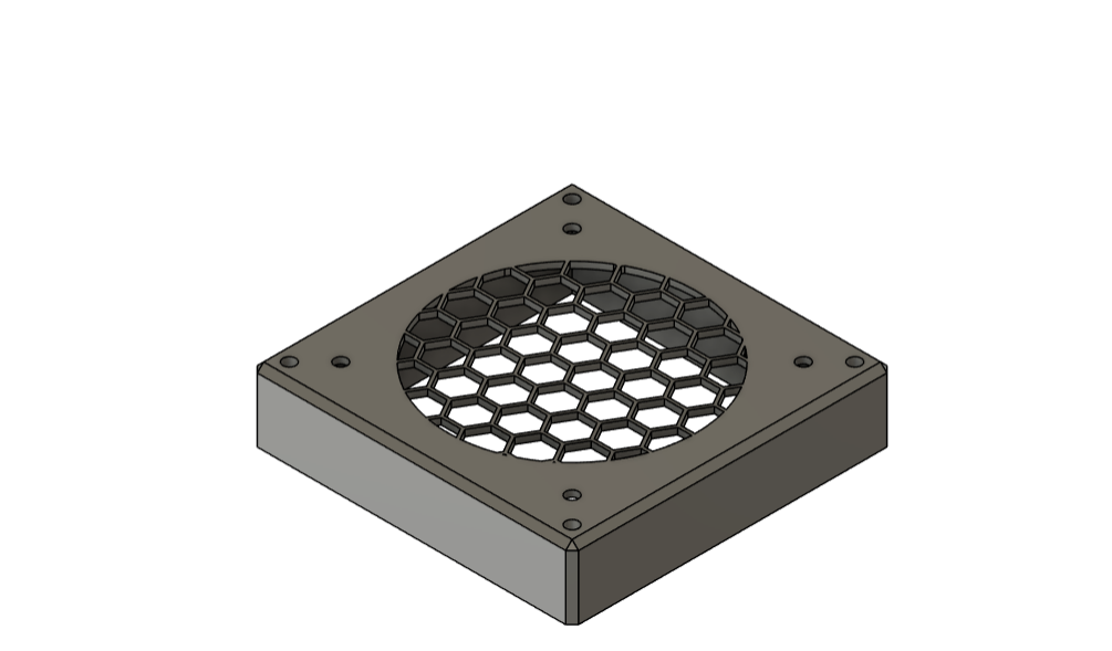 80mm fan mount for Elegoo printers motherboard