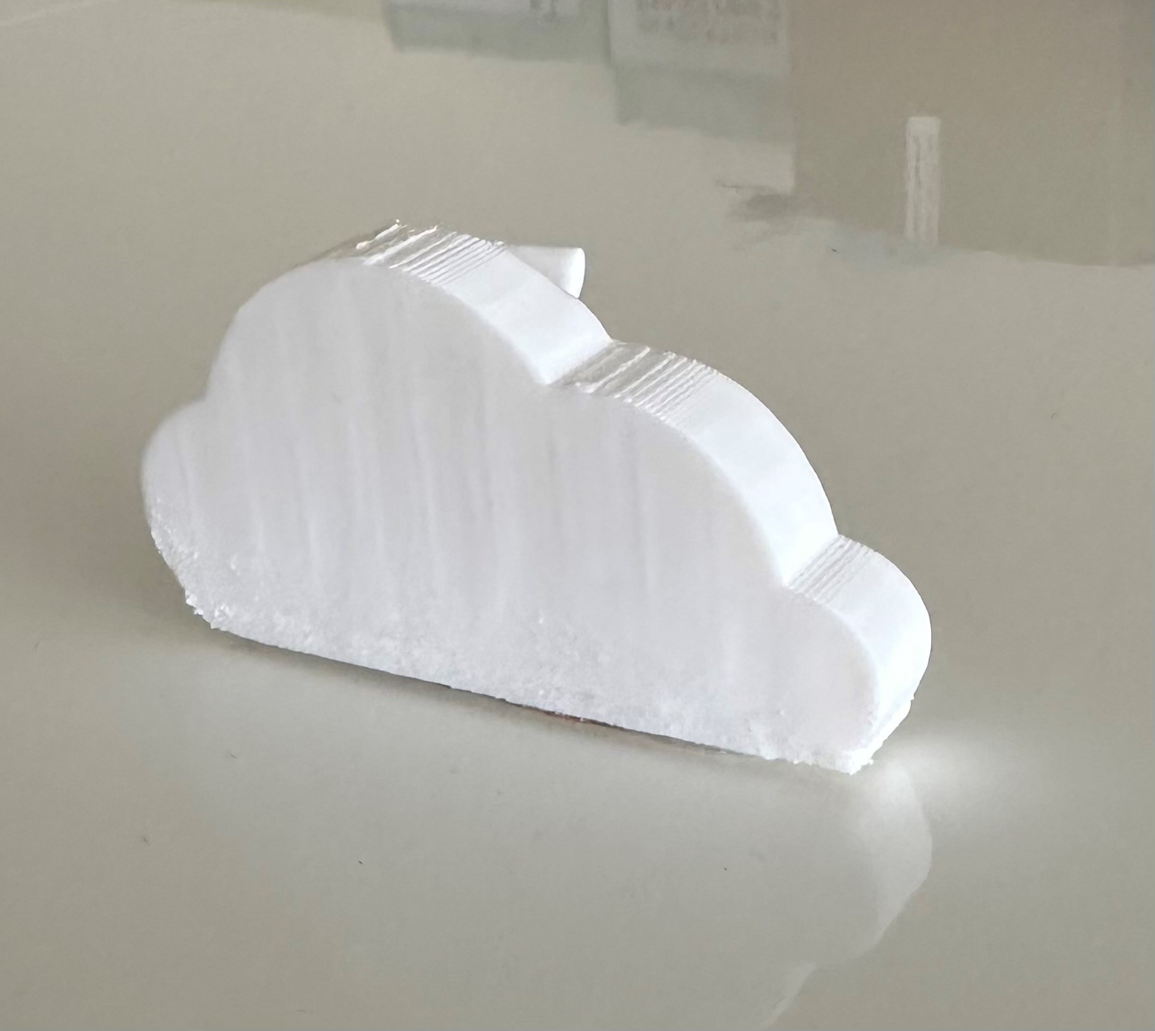 Cloud Cable Clip for a Desk