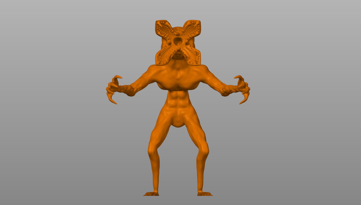 Miniatura 3 do modelo 3D Stranger Things Demogorgon