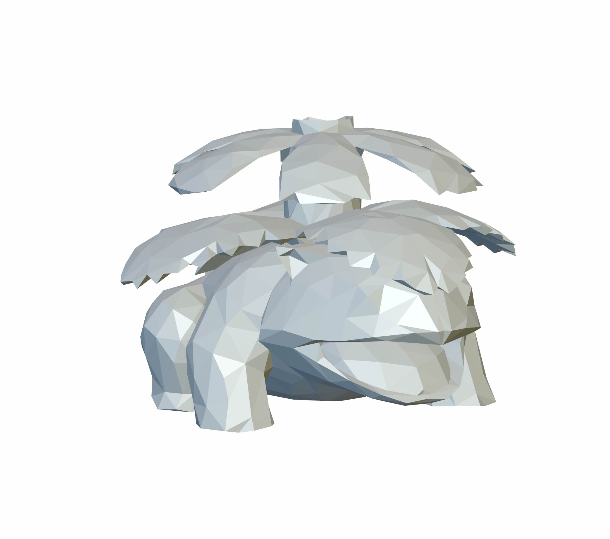 (Low Poly) Pokemon Venusaur 3 3D Printing by 3Dprint1UP Download