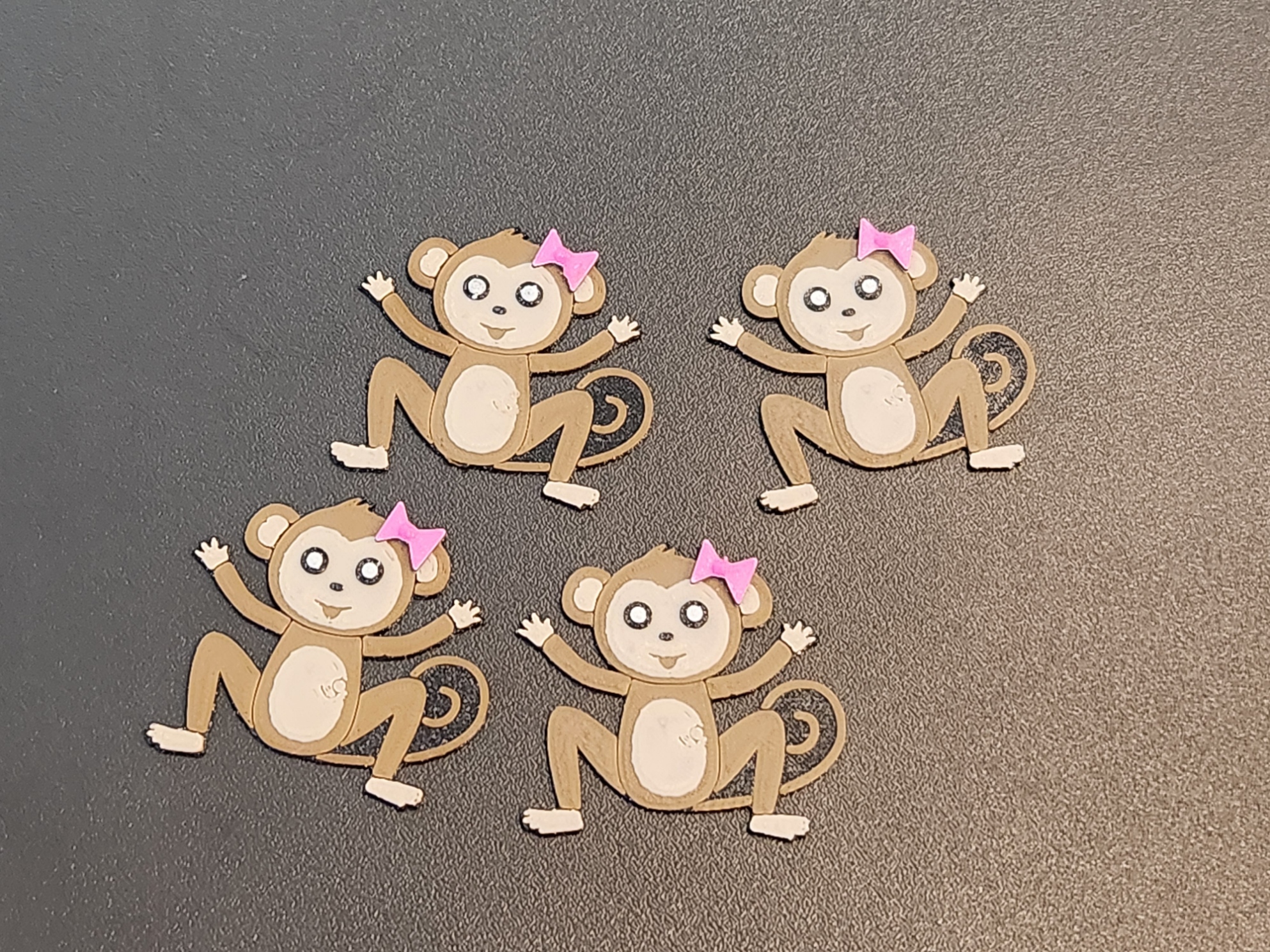 Monkey 2D cake decoration 1