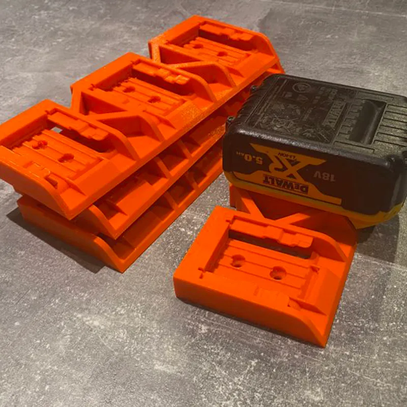 Dewalt battery holder by IR Blinx Download free STL model