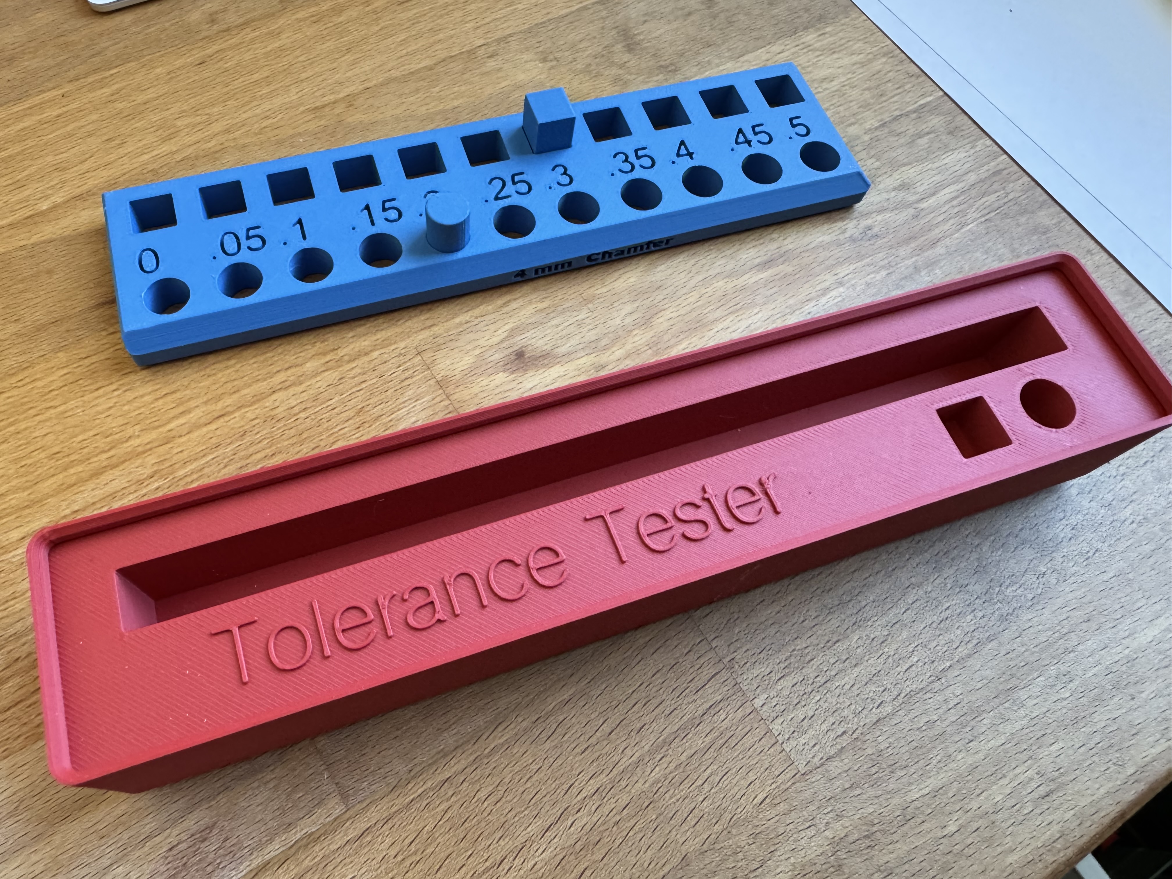 Tolerance Tester Gridfinity Bin — miniatura 2