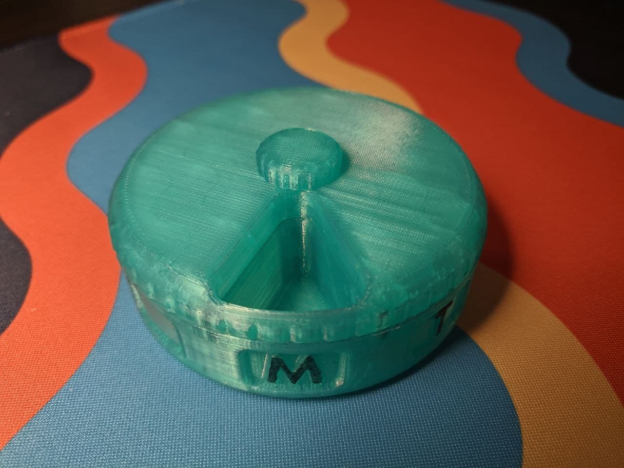 Week Pill Case by Kunzite | Download free STL model | Printables.com