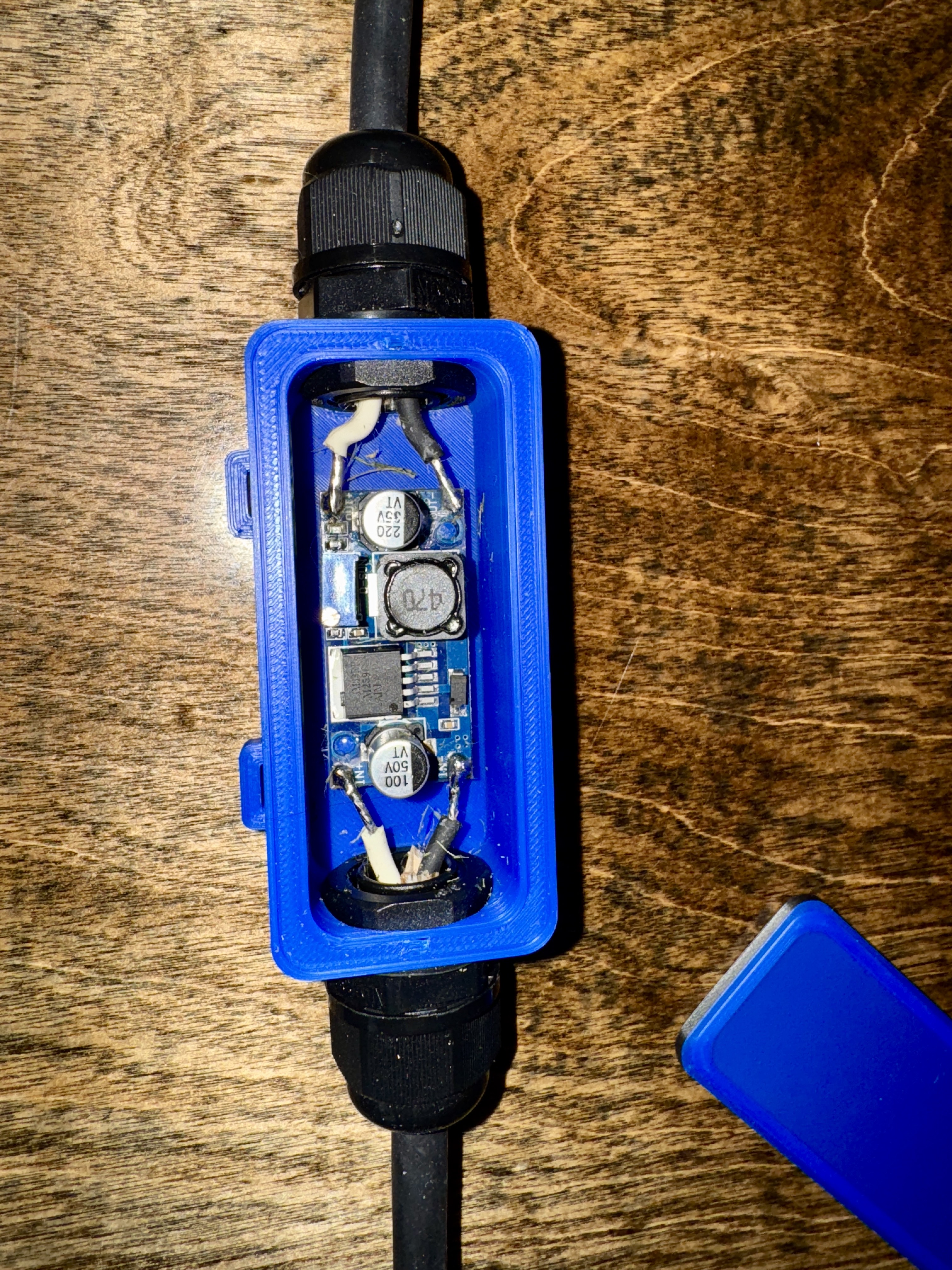 LM2596S DC-DC Power Converter Waterproof Case
