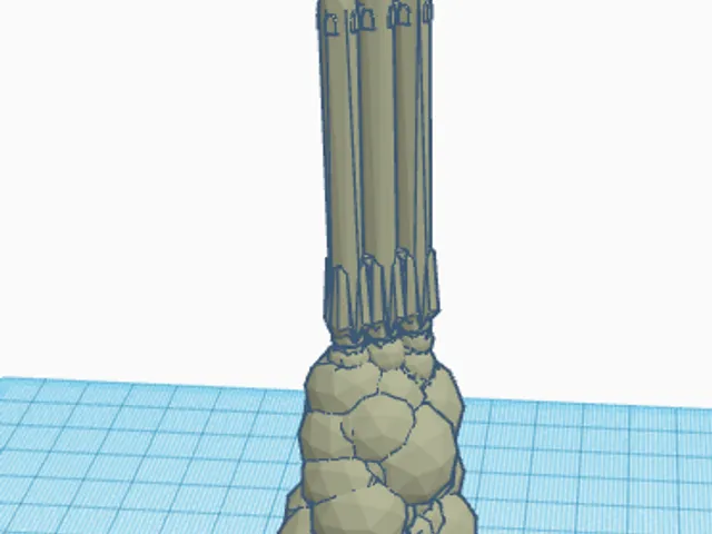 SpaceX Low-Poly Falcon Heavy
