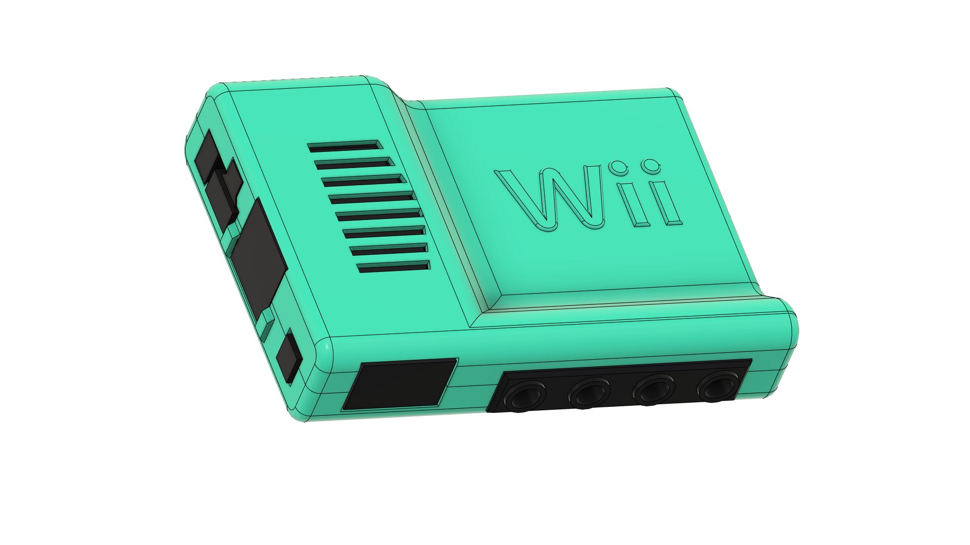Homebrew Wii Case by blake3dcake Download free STL model
