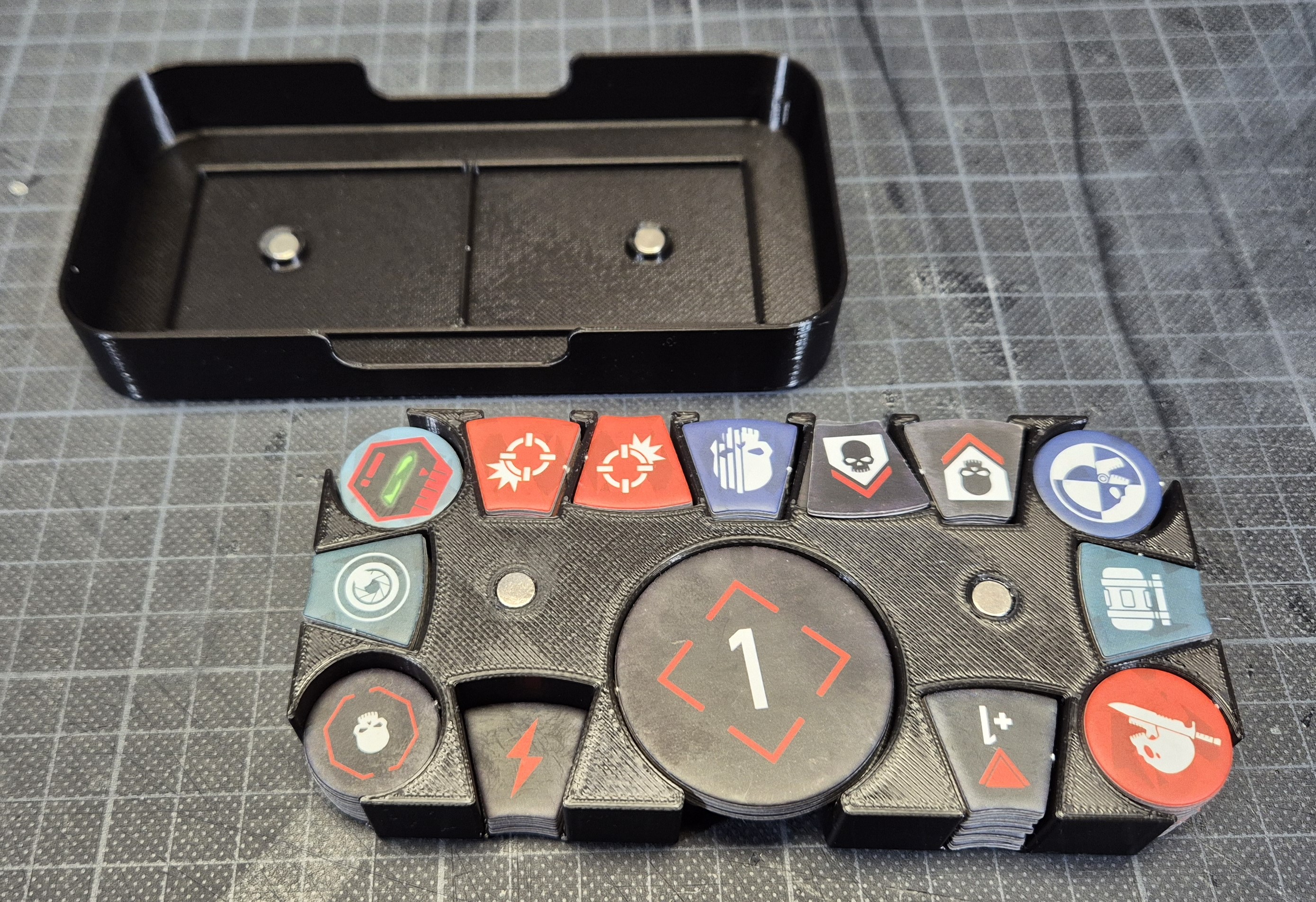 Kill Team 2024 token caddy / box / holder