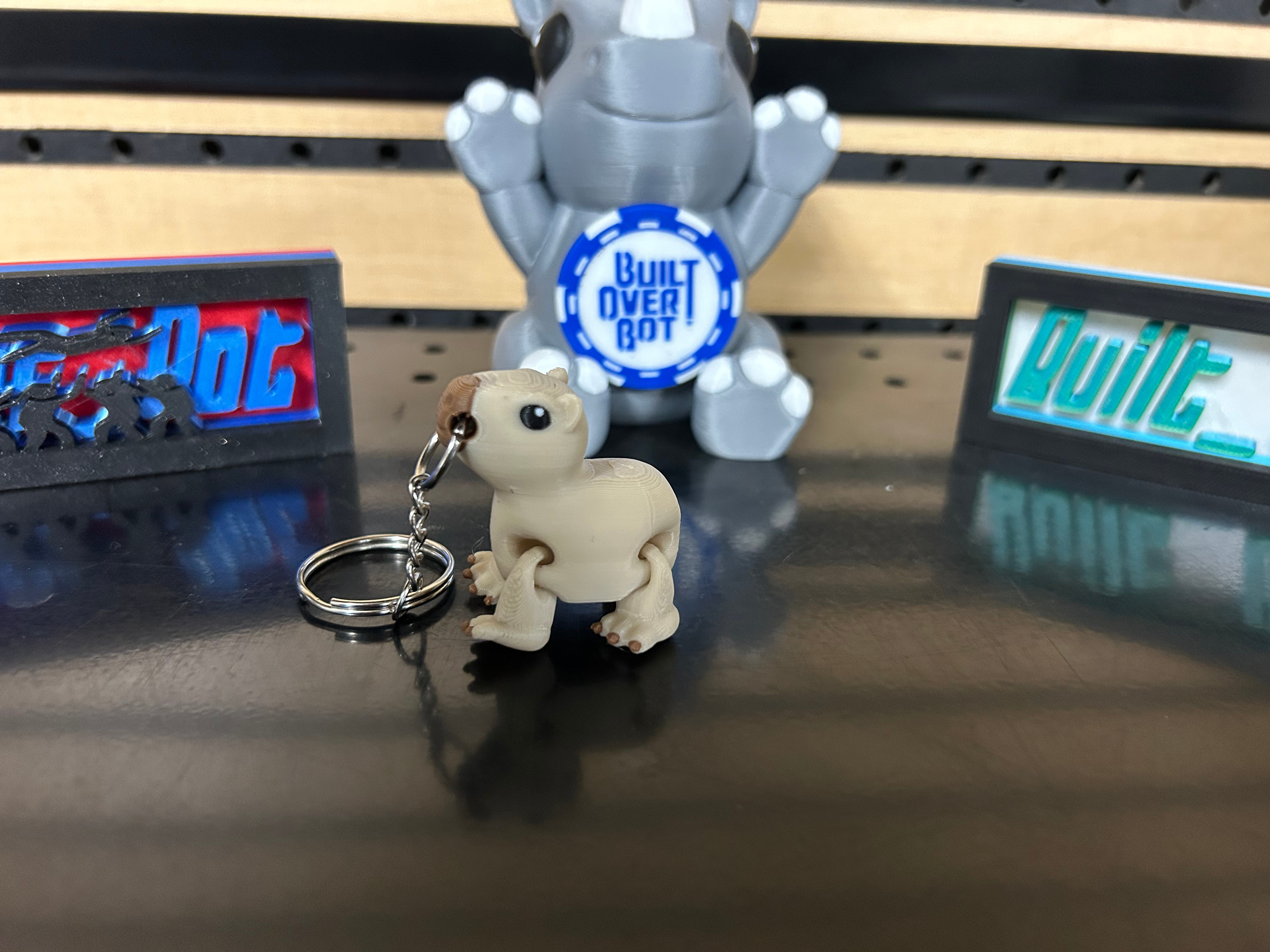 Capybara Keychain