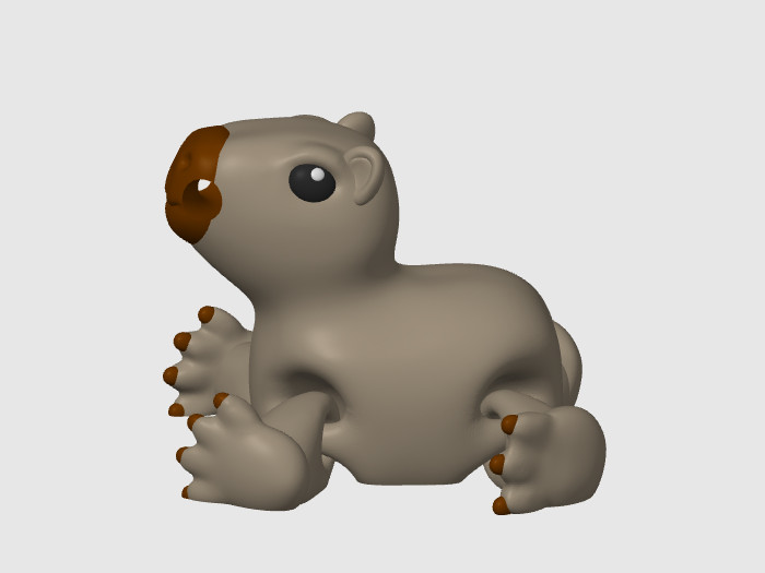 Capybara Keychain — miniatura 2