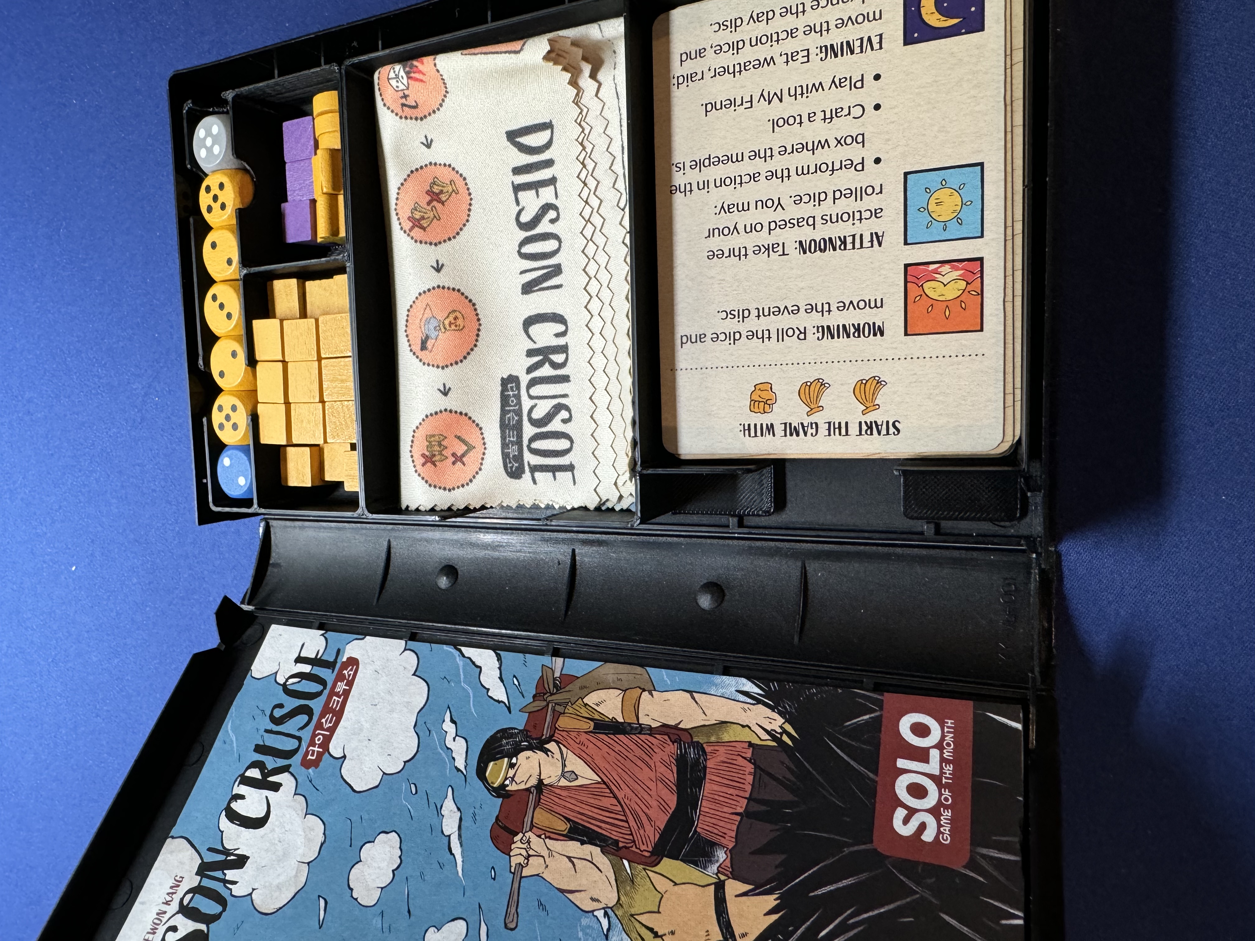 Dieson Crusoe Board Game Insert