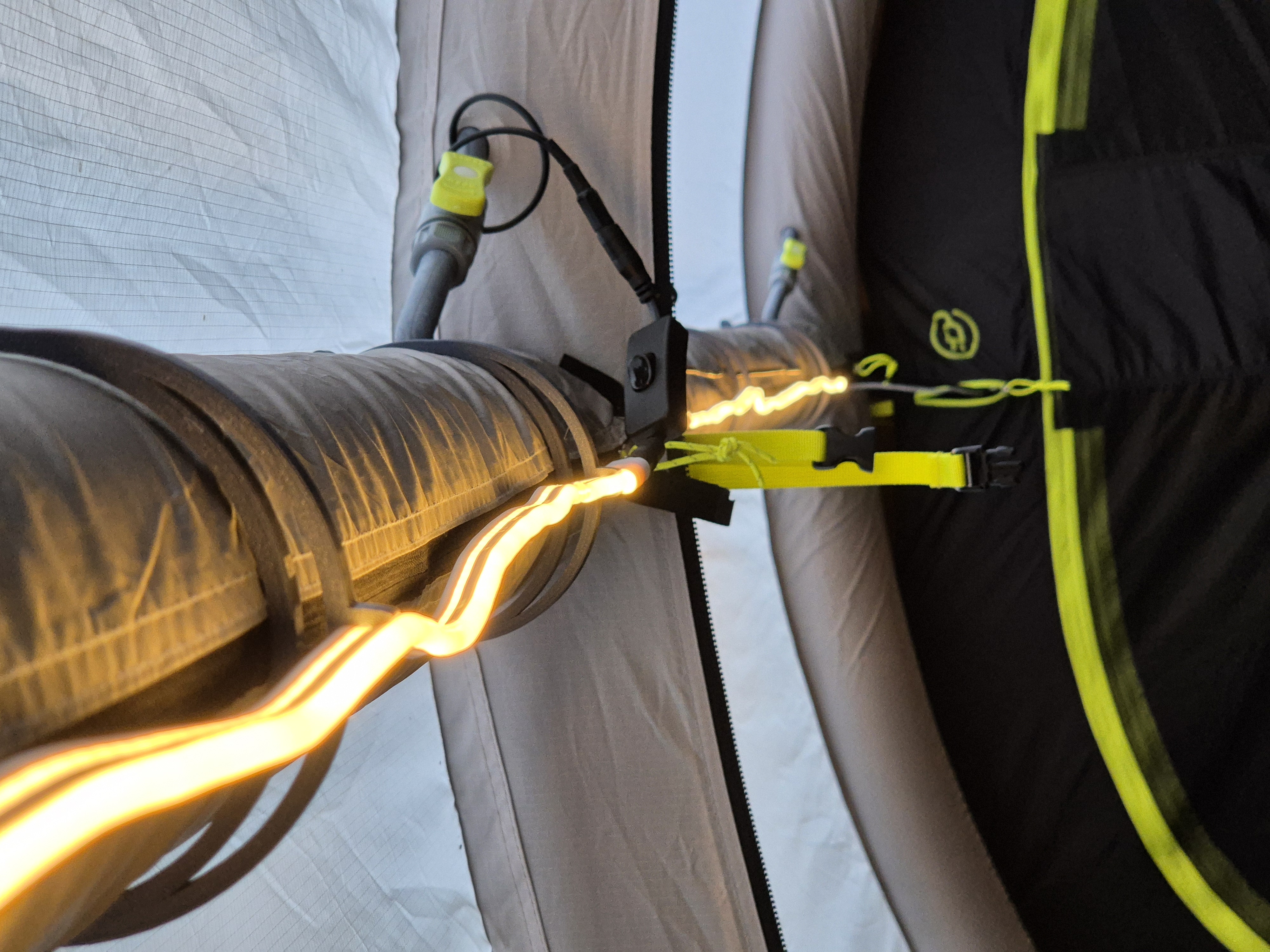 Led strip light clip for air inflated tent by Te hoahoa pūreretā