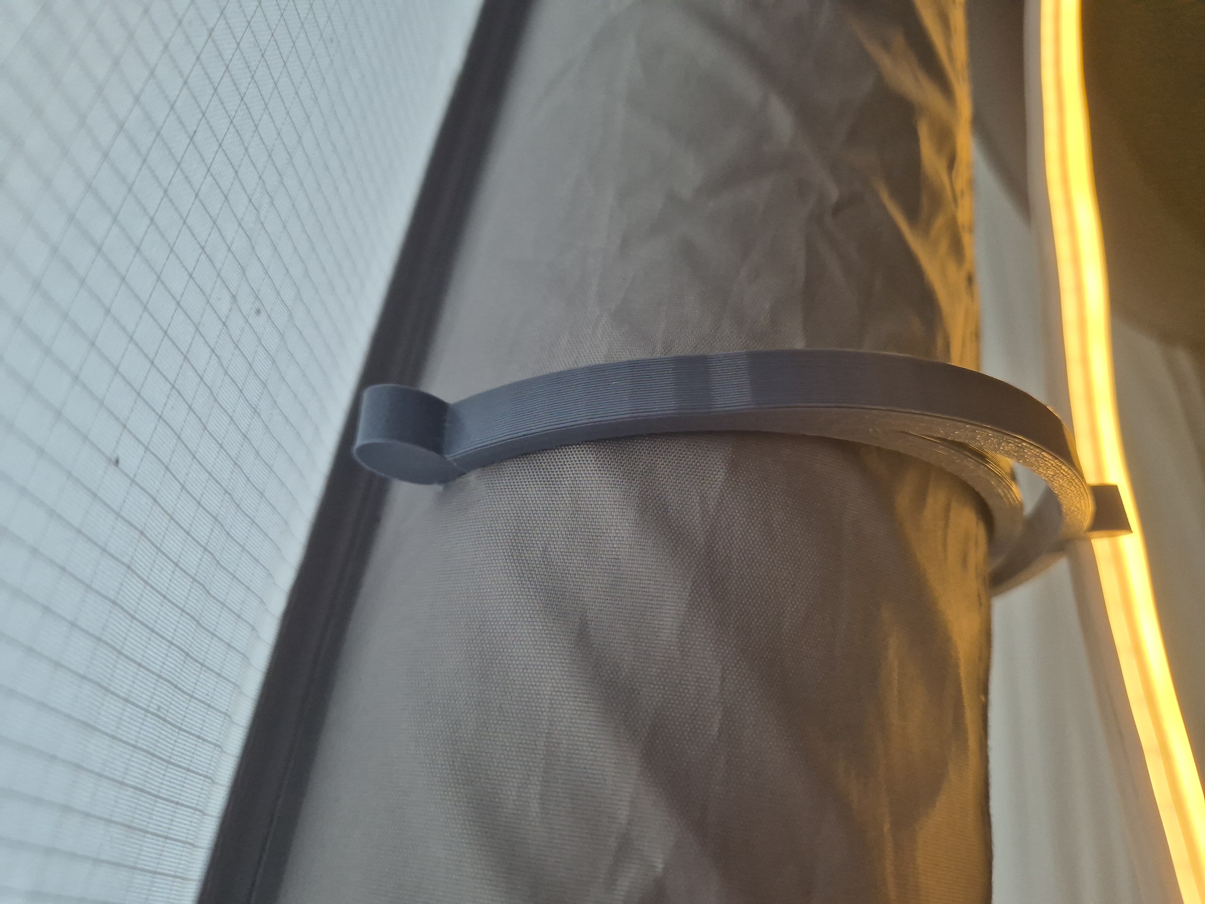 Led strip light clip for air inflated tent by Te hoahoa pūreretā