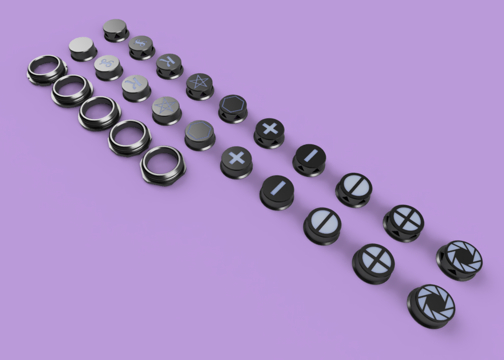 40mm Gas Mask Inlet Covers