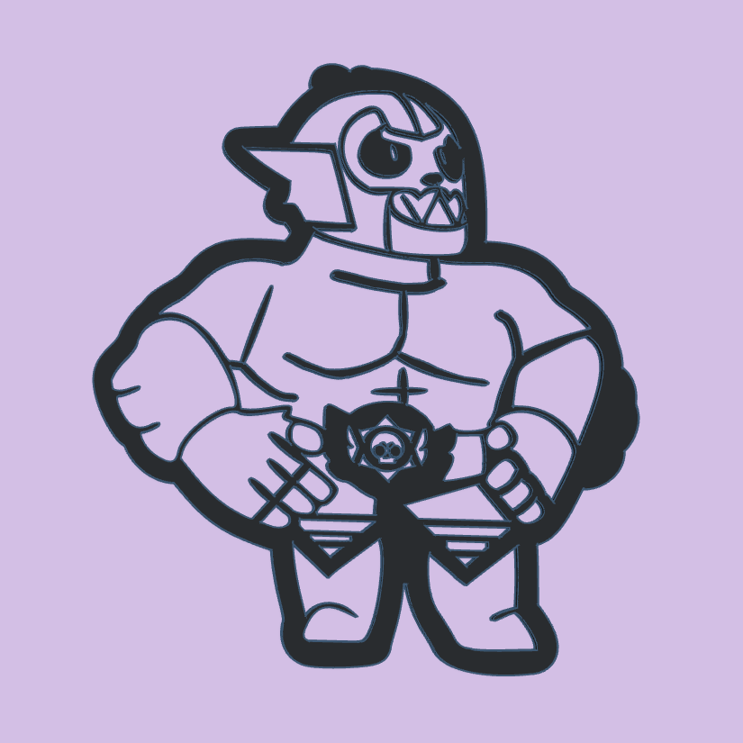 "El Primo" Brawl Stars (Sadece Plastik Aparattır!!!)