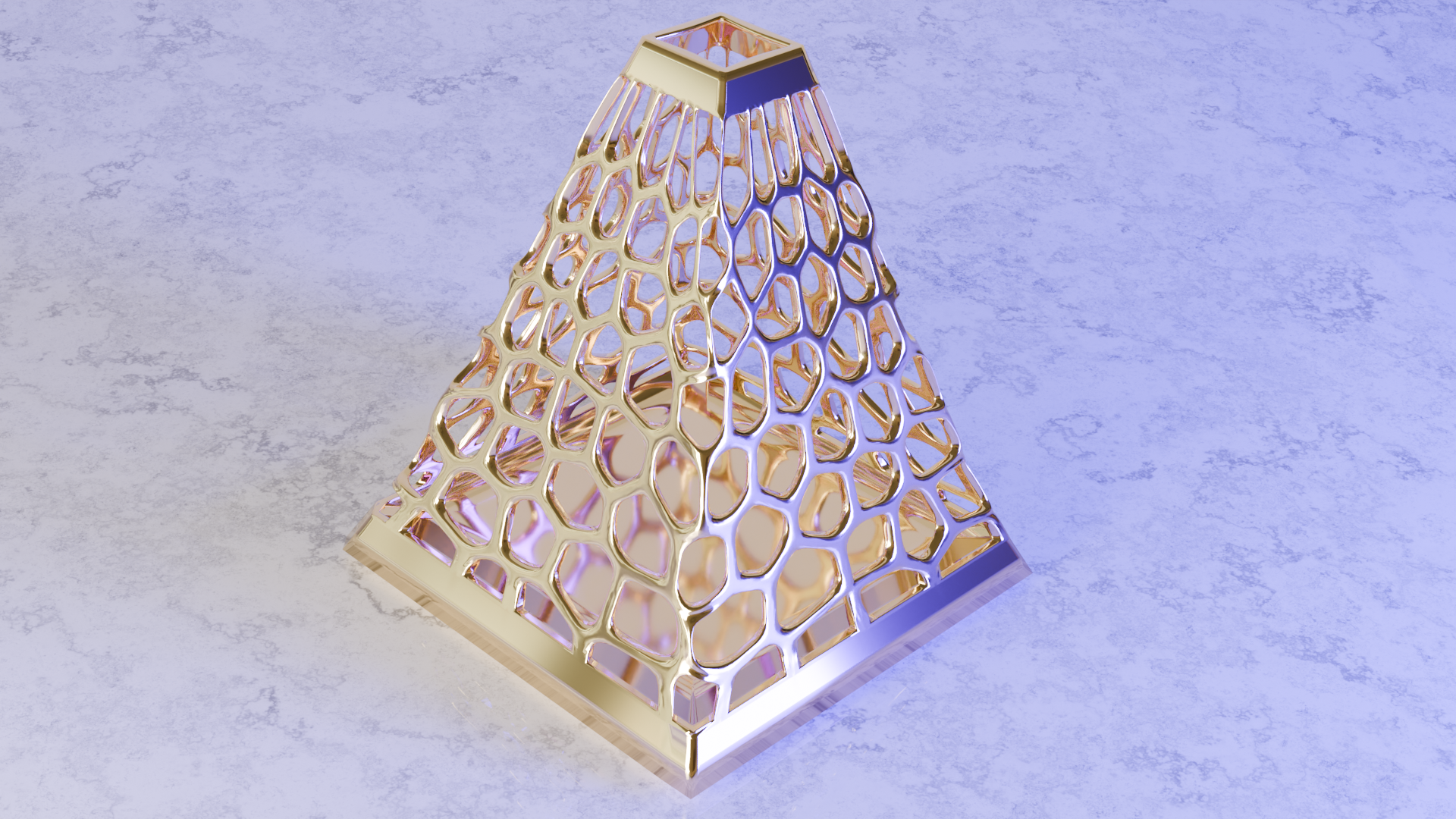 Voronoi Volcano Vase