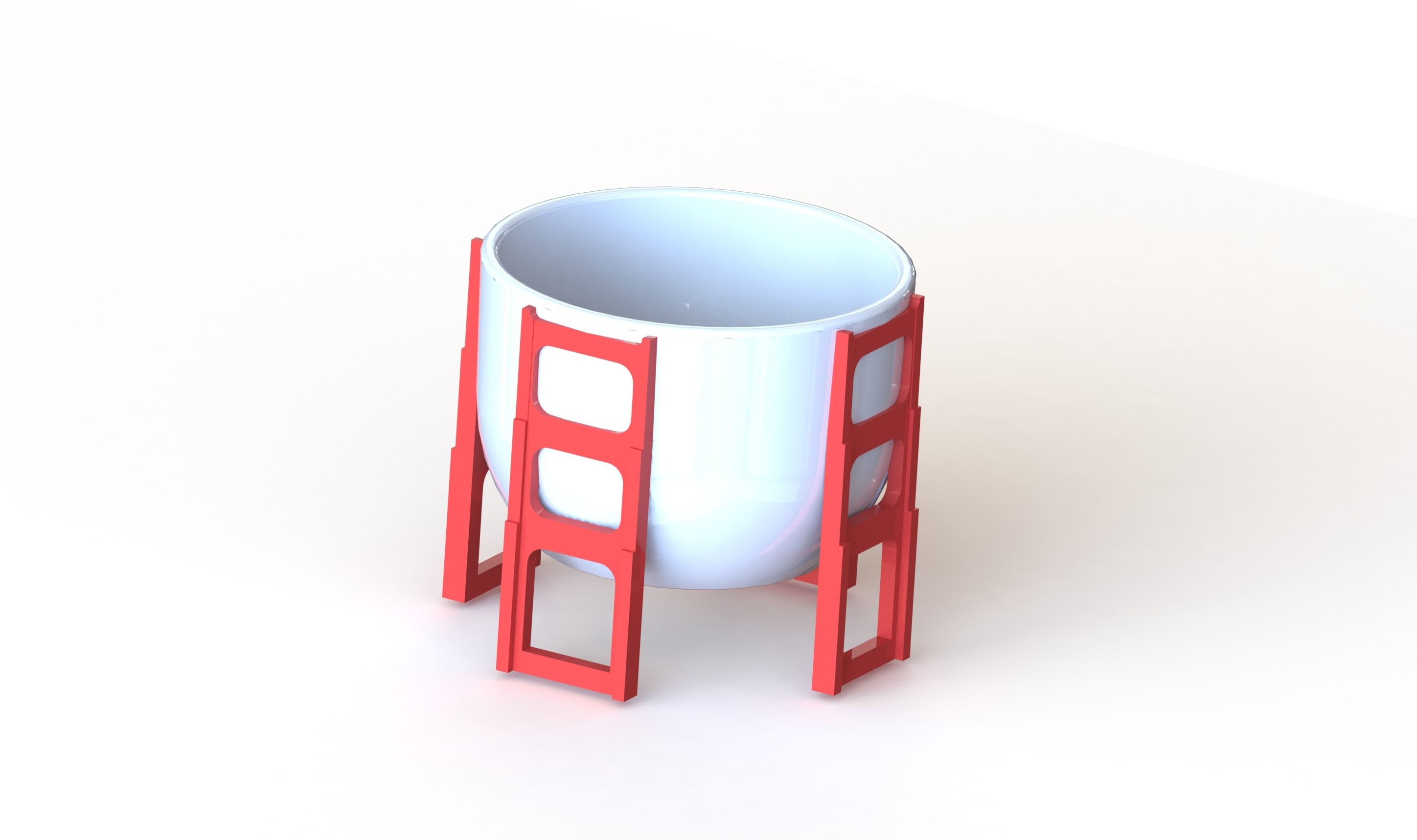 Egg Cup Golden Gate by NERDCORNER Download free STL model