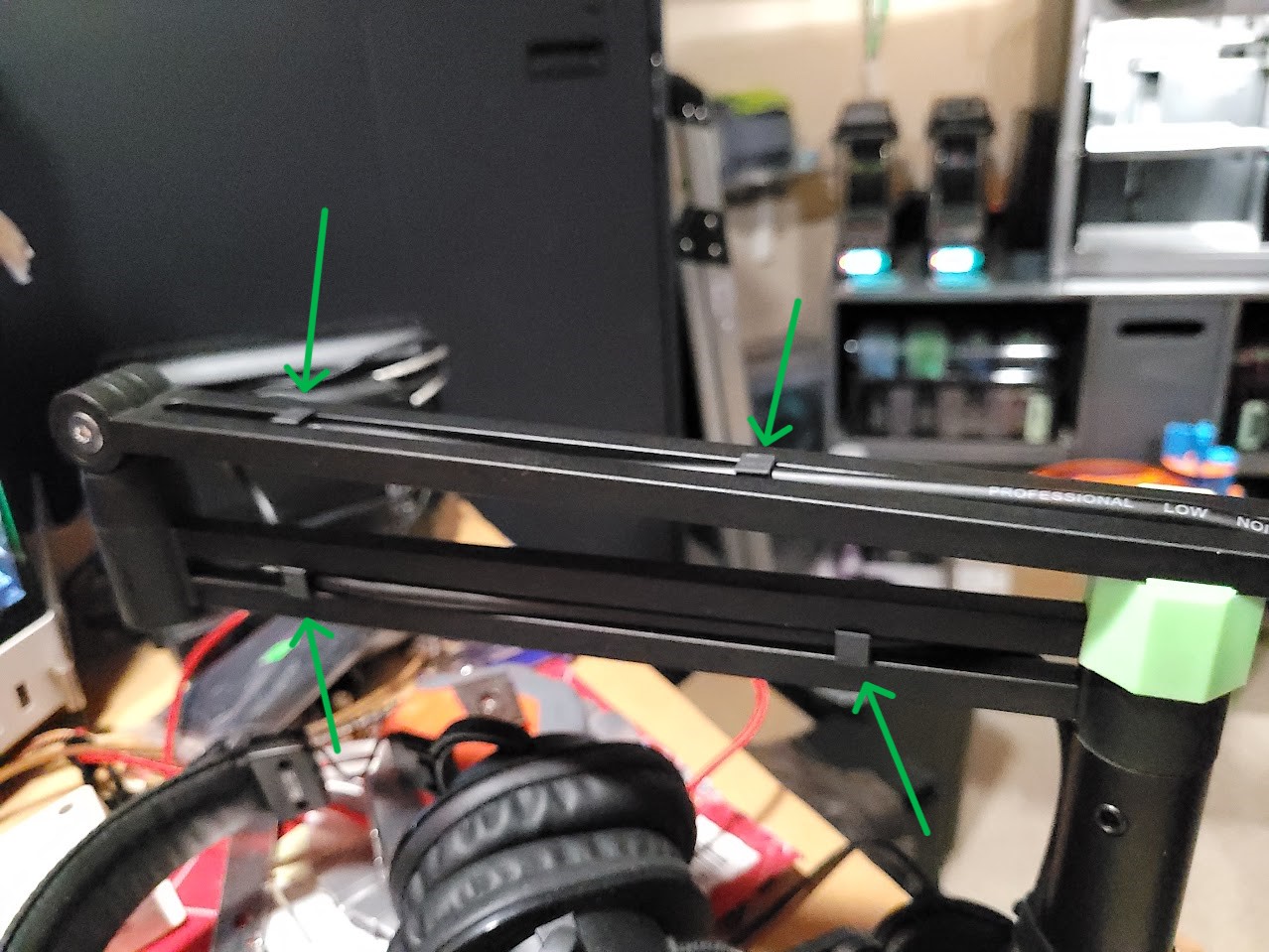 Cacencan Microphone Boom Cable Clips
