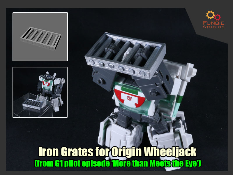 Iron Grate for Transformers Origin Wheeljack
