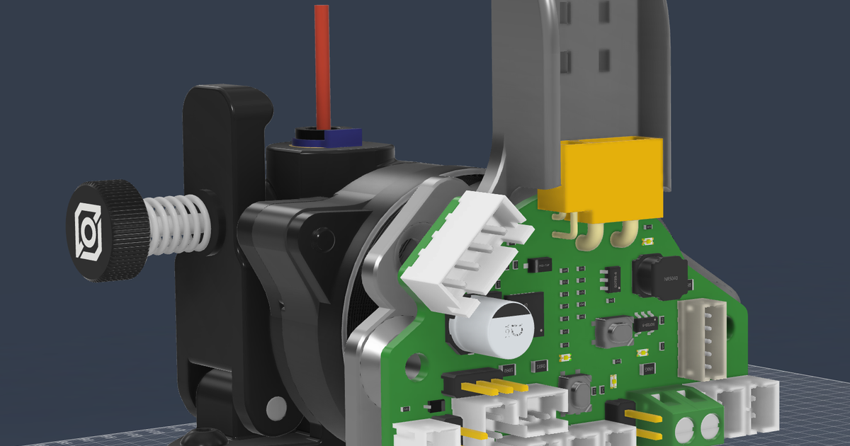 LDO Orbiter2 Nitehawk36 Mount with Standoffs for NH36 by MakerMylo