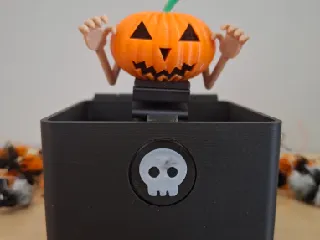 Halloween Pumpkin Mimic Box by LucaDilo | Download free STL