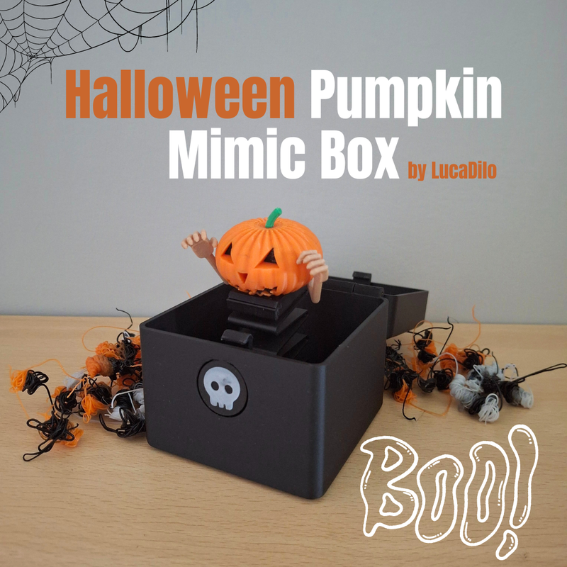Halloween Pumpkin Mimic Box by LucaDilo | Download free STL