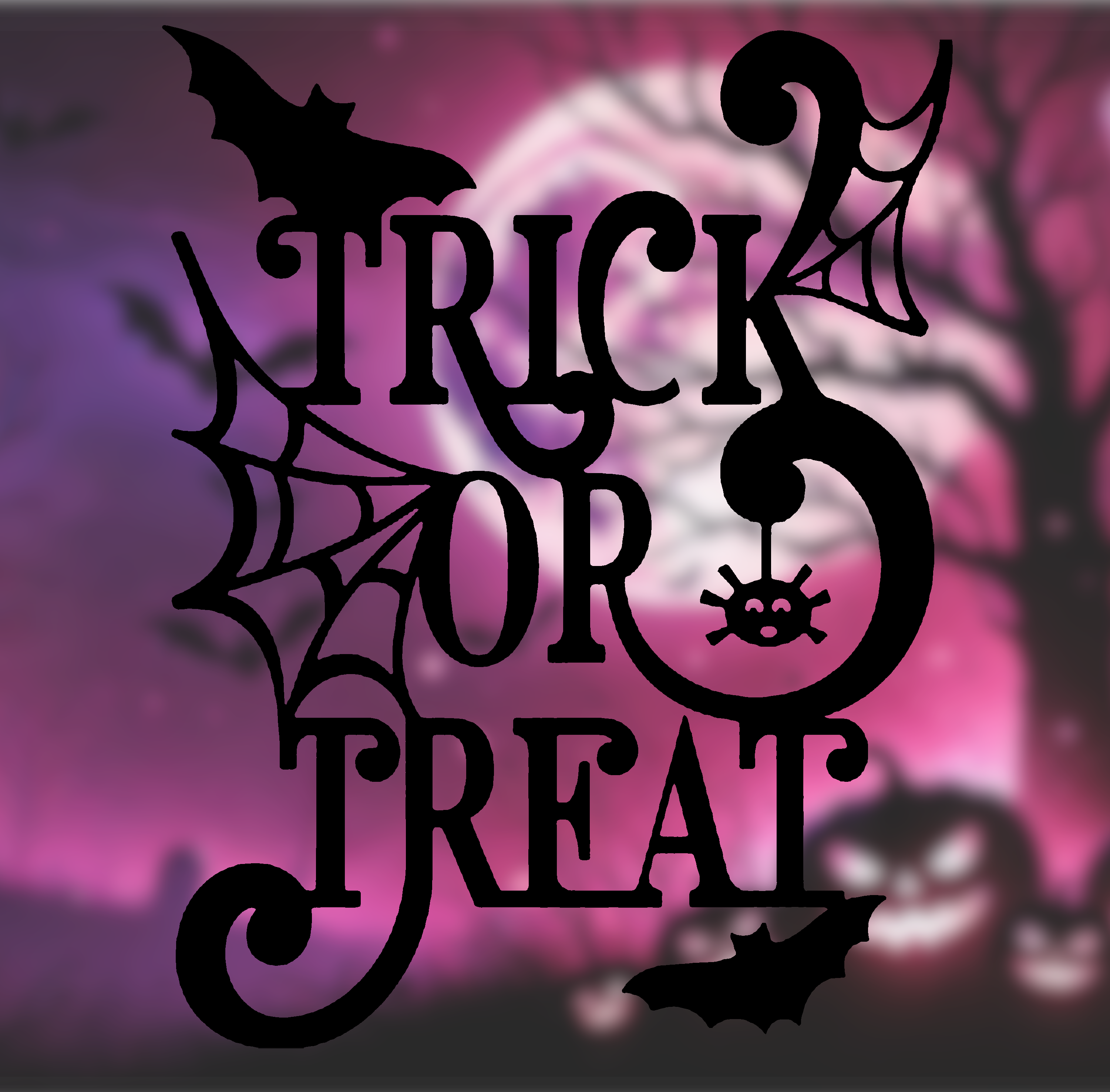 Trick or Treat Halloween Sign - 2D Wall Art