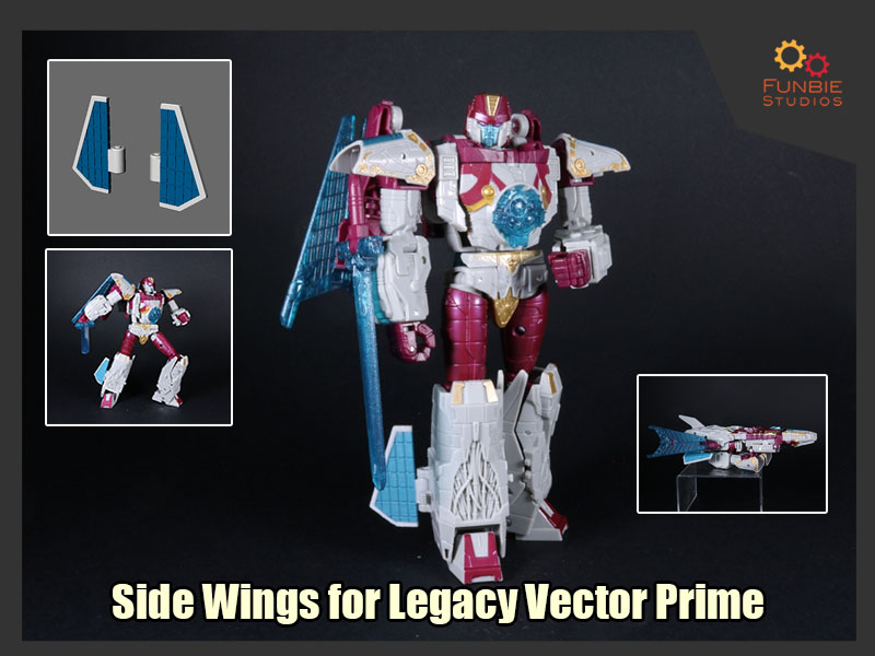 Side Wings for Transformers Legacy Vector Prime