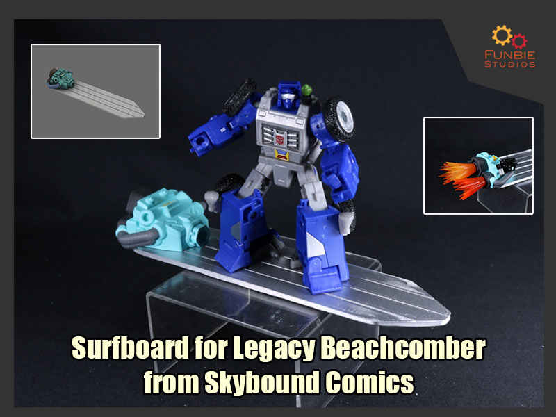 Surfboard for Legacy Beachcomber from Skybound Comics