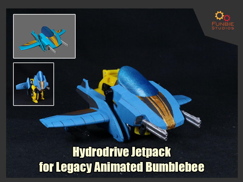 Hydrodrive Jetpack for Transformers Legacy Animated Bumblebee