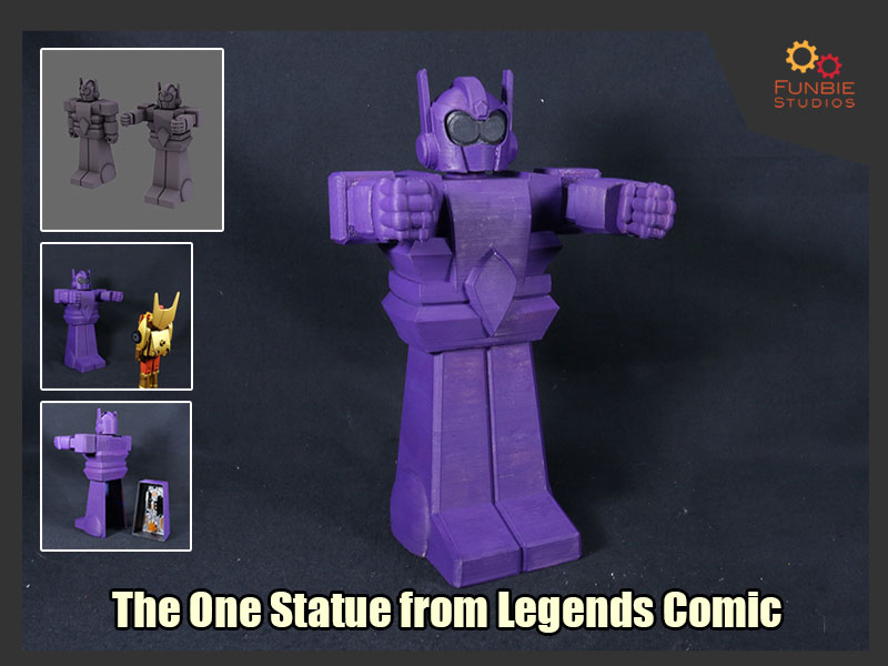The One Statue from Transformers Legends Comics