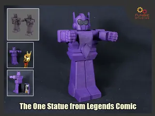 The One Statue from Transformers Legends Comics