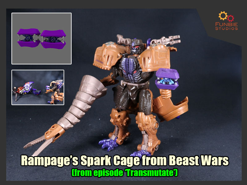 Rampage's Spark Cage from Transformers Beast Wars