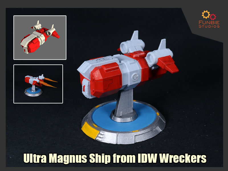 [Iconic Ships Series] Ultra Magnus Ship from Transformers IDW Wreckers