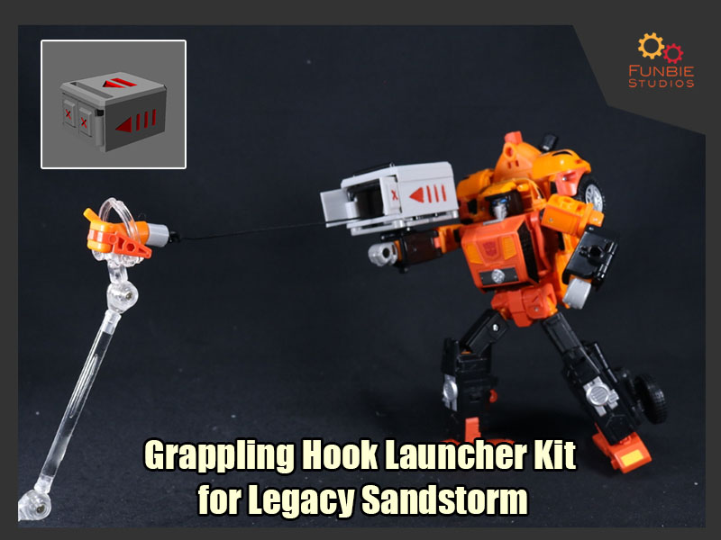 Grappling Hook Launcher Kit for Transformers Legacy Sandstorm