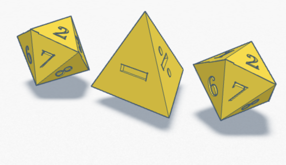 Simple math dice