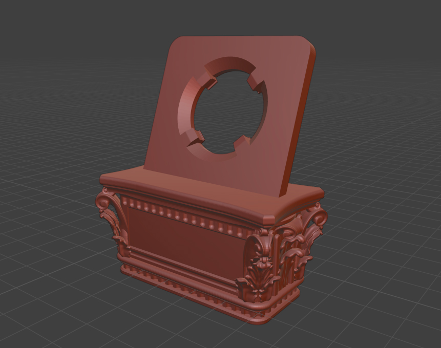 Ancient Coin Display Stand Corinth by m_castle Download free STL