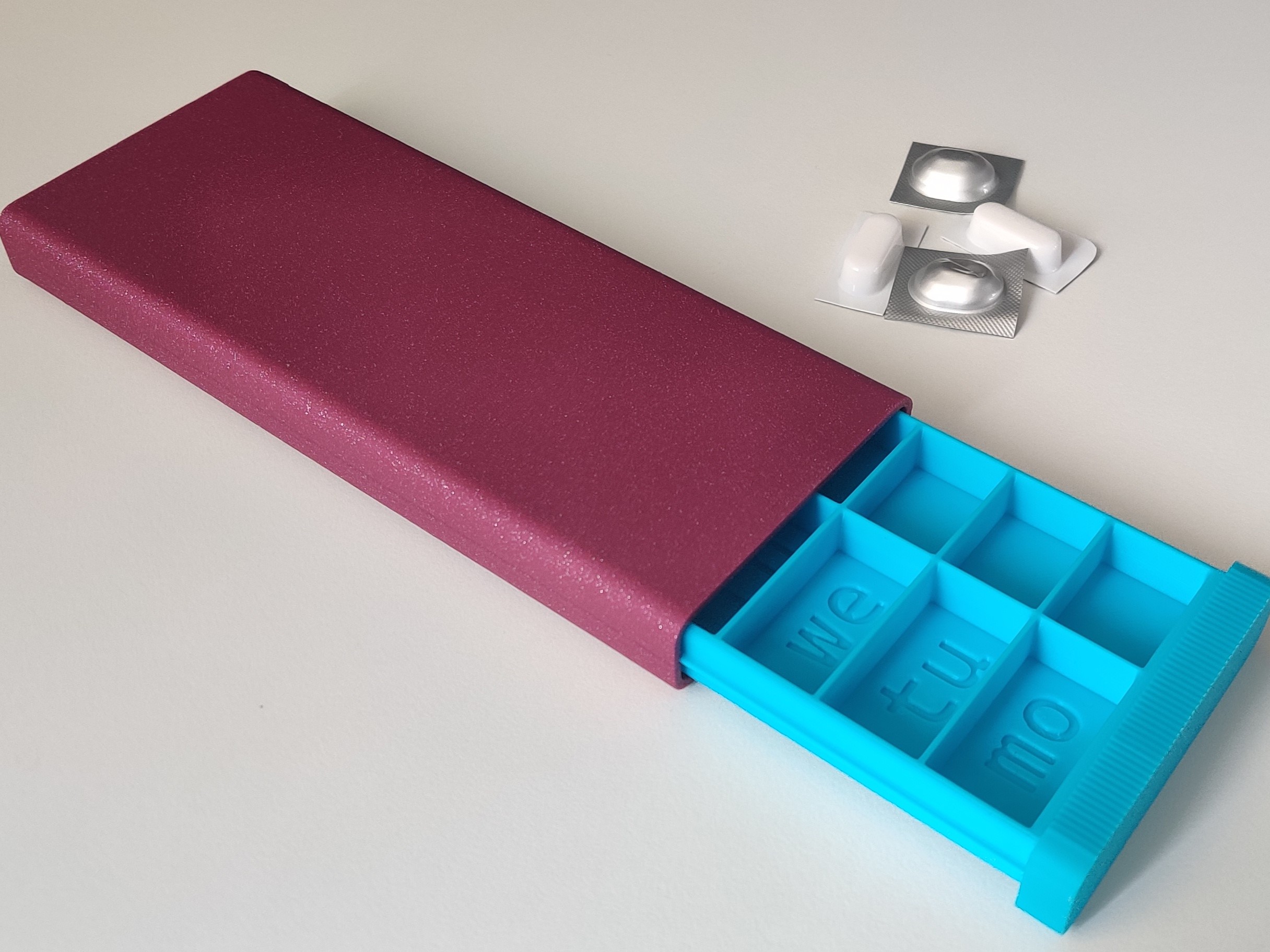 Medicine pill box by levins Download free STL model