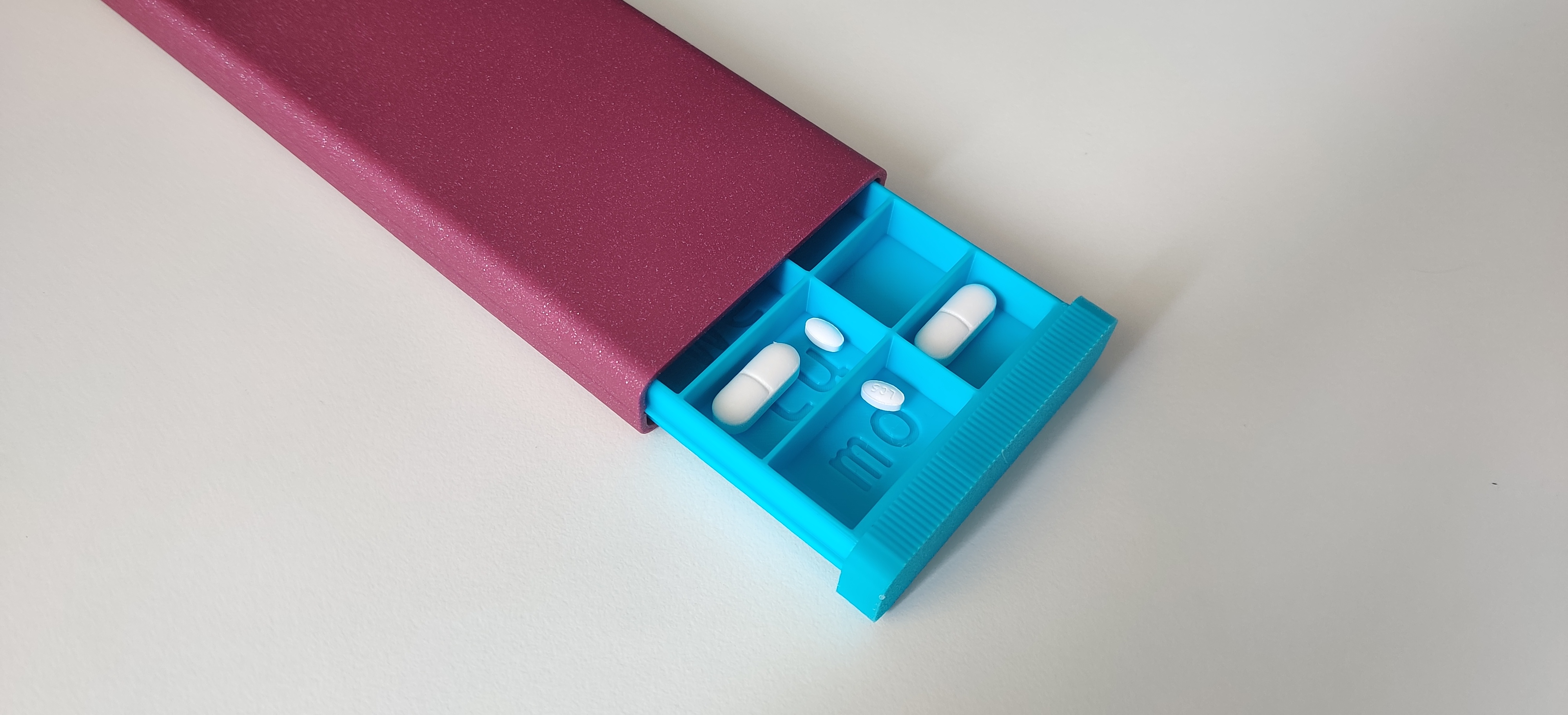 Medicine pill box by levins Download free STL model