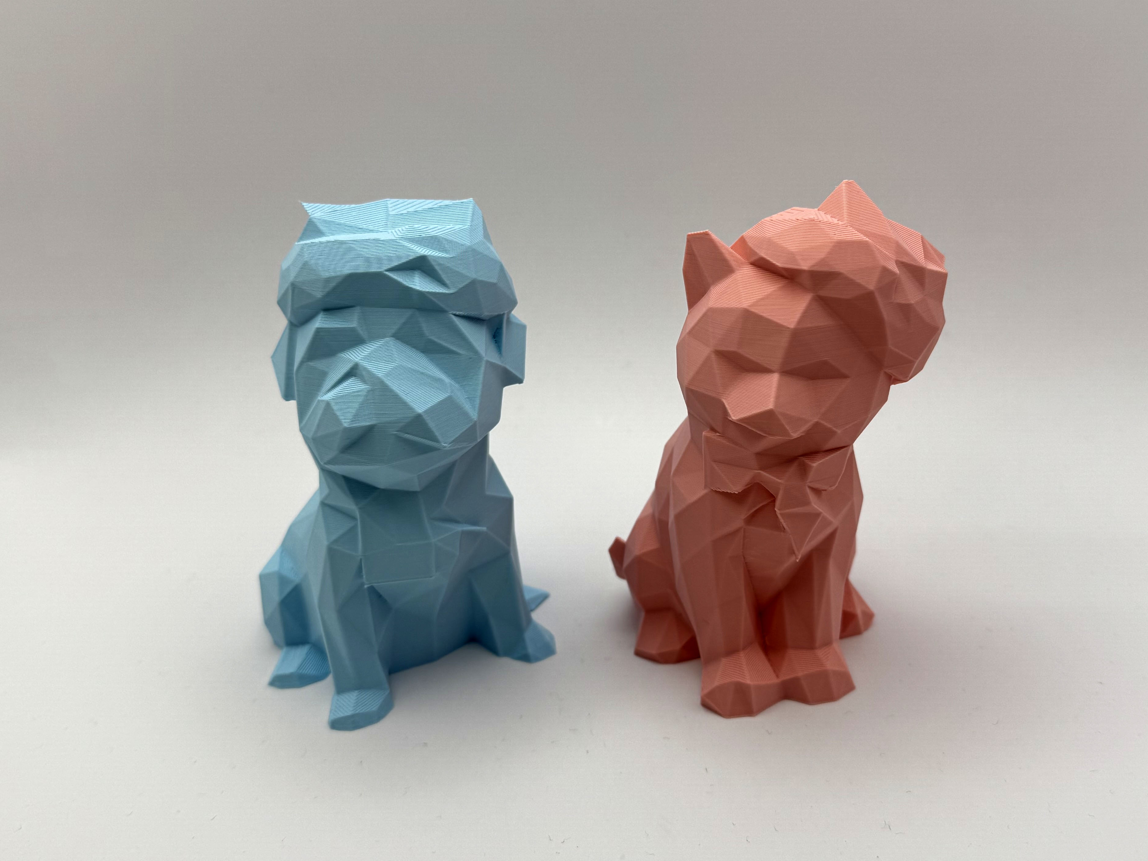Cat & Dog Lowpoly Figures by Stigern Download free STL model