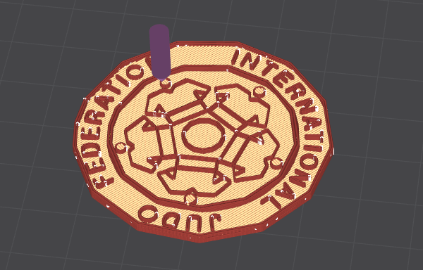 Judo approved Logo circle
