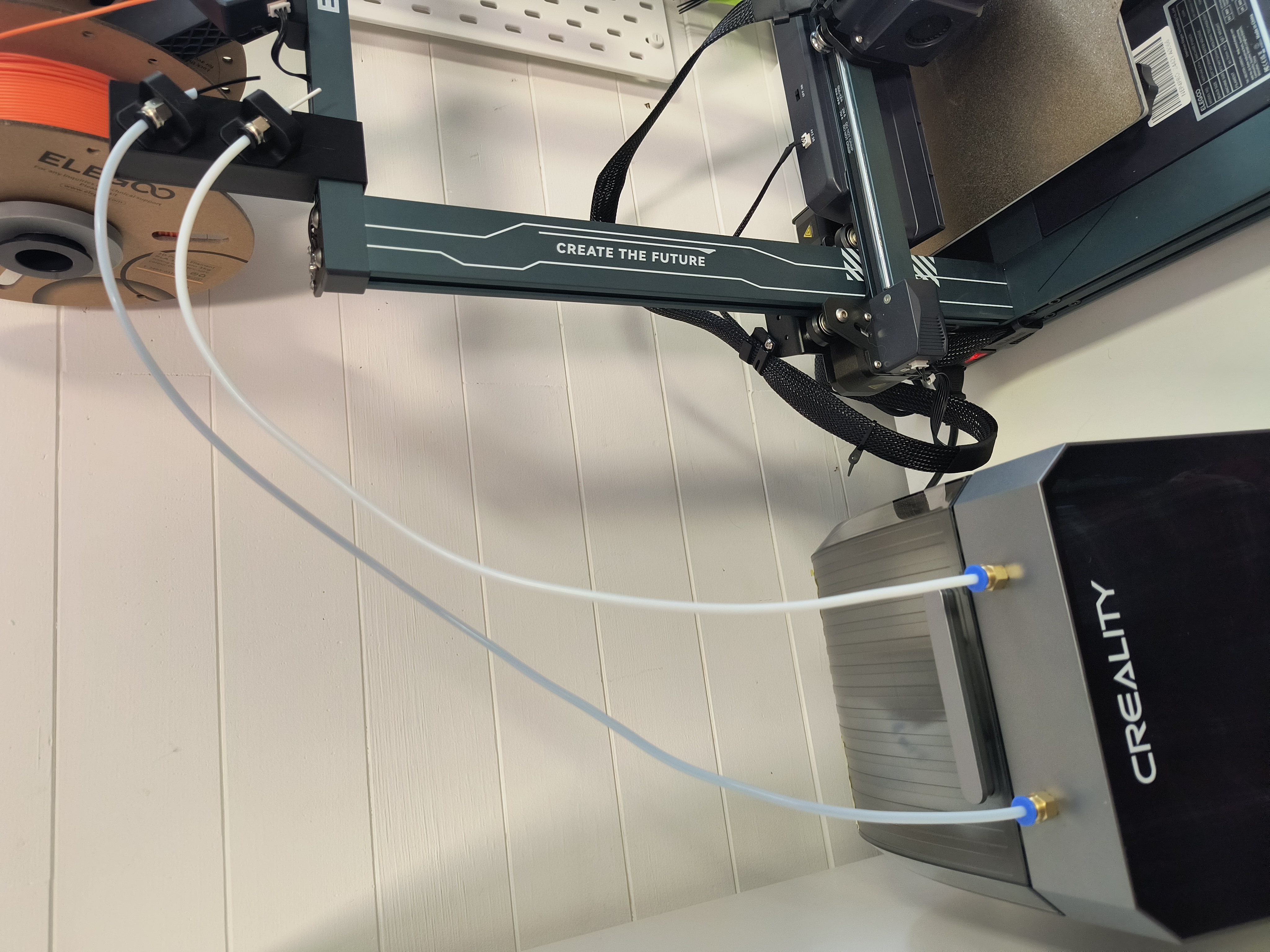 Neptune 4/Pro filament guide(s) mounts from Creality Space Drier to Elegoo Neptune 4 Pro