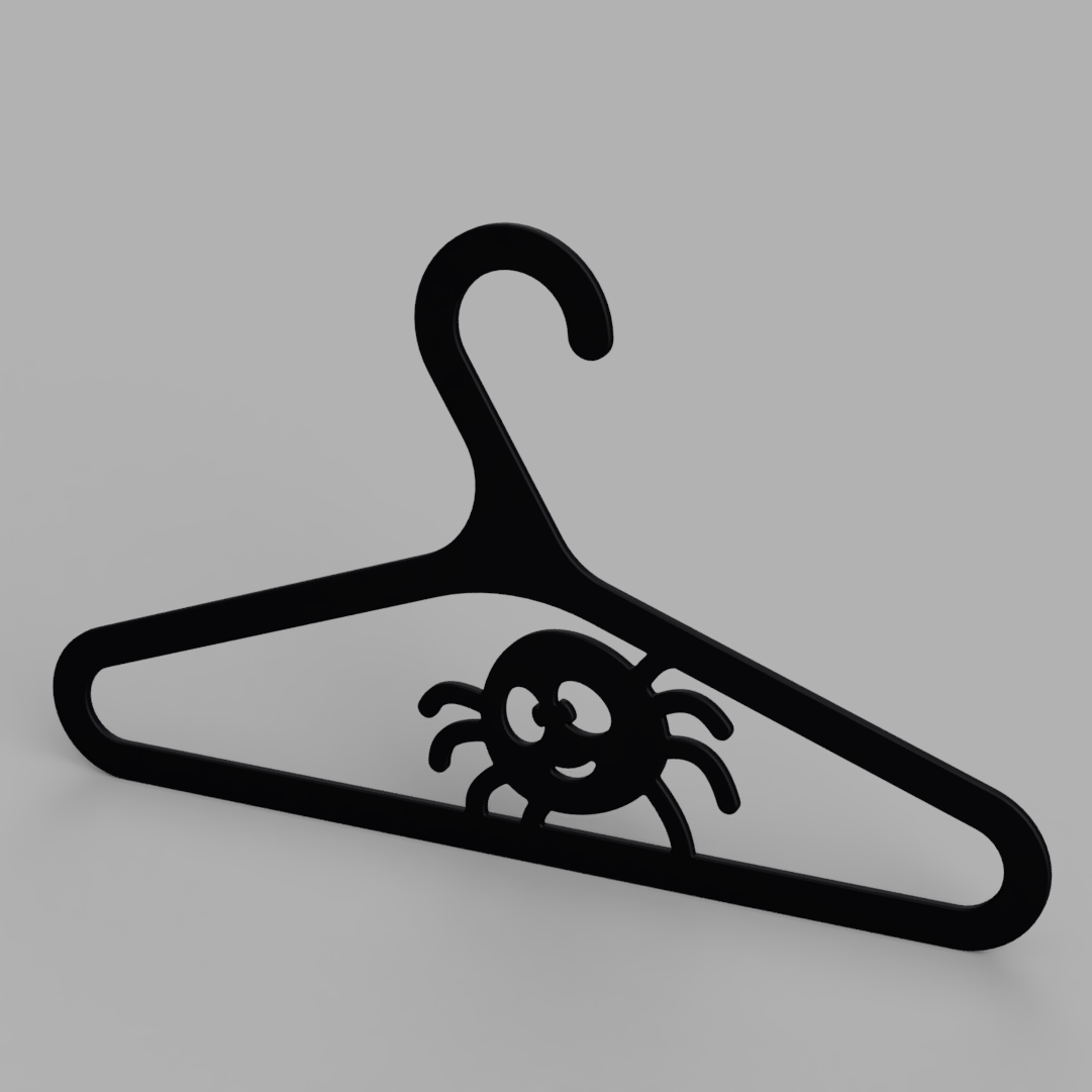 Spooky spider Kid coathanger // Cintre pour enfant, déco araigné halloween