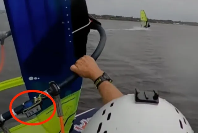 Windsurfing Speedo. Doppler GPS - low profile, counter balanced